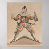 Grimaldi als Joey der Clown 1822 Poster (Vorne)