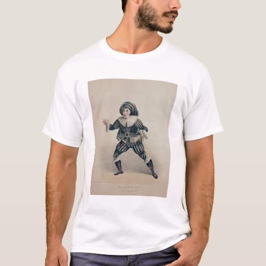 Grimaldi als Scaramouche, vom Commedia dell'Ar T-Shirt (Vorderseite)