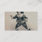 Grimaldi als Scaramouche, vom Commedia dell'Ar Visitenkarte (Rückseite)