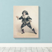 Grimaldi als Scaramouche, von der Commedia dell'Ar Leinwanddruck (Insitu (Holzboden))