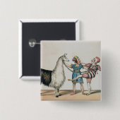 Grimaldi und das Alpaka, in der populären Button (Vorne & Hinten)