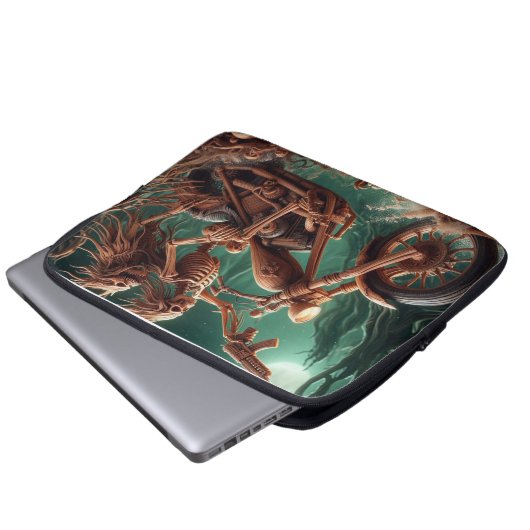 Grimbone und Skulldust montierten ihren großen Cho Laptopschutzhülle (Vorne Knopf)