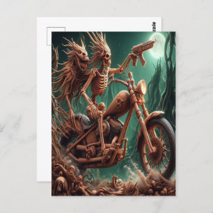 Grimbone und Skulldust montierten ihren großen Cho Postkarte