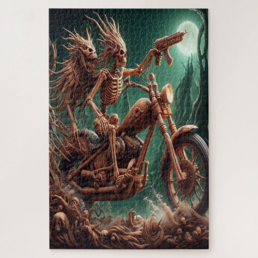 Grimbone und Skulldust montierten ihren großen Cho Puzzle (Vertikal)