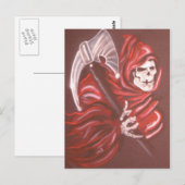Grimischer Sensenmann 2 Postkarte (Vorne/Hinten)