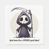 Grimischer Sensenmann - Benutzerdefiniert Serviette (Vorderseite)