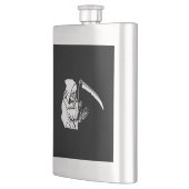 Grimischer Sensenmann Flachmann (Links)