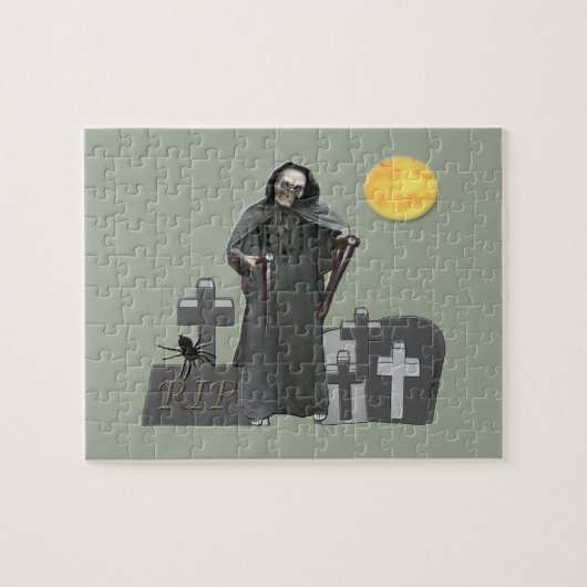 Grimischer Sensenmann Graveyard Puzzle (Horizontal)