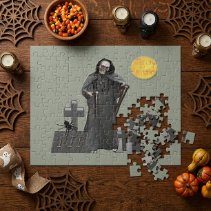 Grimischer Sensenmann Graveyard Puzzle