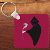 Grimischer Sensenmann Halloween Custom Schlüsselanhänger (Vorderseite)