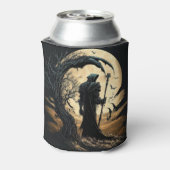 Grimischer Sensenmann Halloween Dosenkühler (Kanne Rückseite)