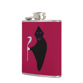 Grimischer Sensenmann Halloween Flask Flachmann (Links)
