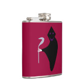 Grimischer Sensenmann Halloween Flask Flachmann (Rechts)