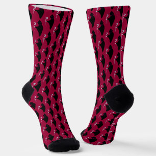 Grimischer Sensenmann Halloween Gemustert Socken