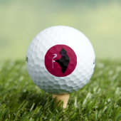 Grimischer Sensenmann Halloween-Golfball Golfball (Insitu T-Shirt)