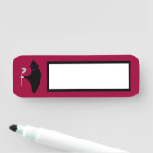 Grimischer Sensenmann Halloween Namensschild (Beispiel)