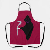 Grimischer Sensenmann Halloween Schürze (Vorderseite)