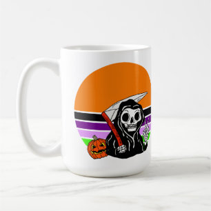 Grimischer Sensenmann - Halloween Sunset Jack O'La Kaffeetasse