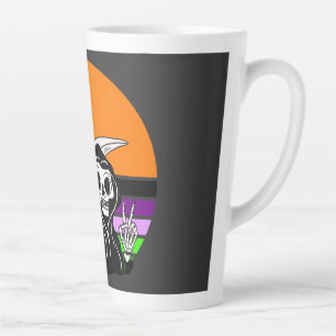 Grimischer Sensenmann - Halloween Sunset Jack O'La Milchtasse