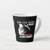 Grimischer Sensenmann Milchtasse (Rechte Ecke)