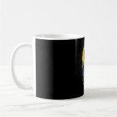 Grimischer Sensenmann trinken Bier Kaffeetasse (Links)