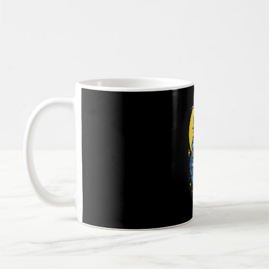 Grimischer Sensenmann trinken Bier Kaffeetasse (Links)