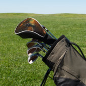 Grimischer Sensenmann und Kürbis Golf Headcover (In SItu)