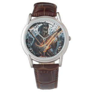 Grimischer Sensenmann Watch Armbanduhr