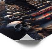 Grimischer Sensenmann Willkommen in meinem Zimmer  Poster (Ecke)