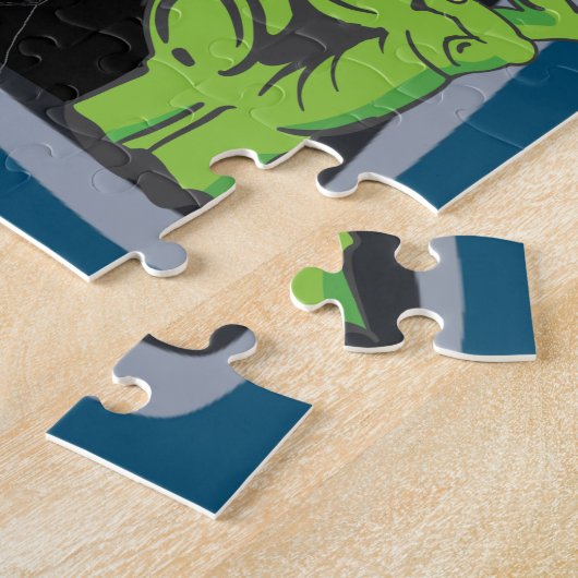 Grimischer Sensenmann Zombie Skeleton Gnome Pumpki Puzzle (Seite)