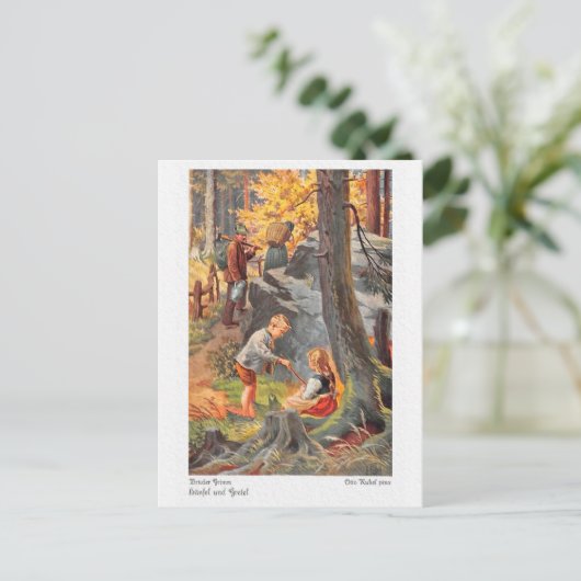 Grimm Brothers Postkarte (Stehend Vorderseite)