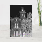 Grimm Gothic Halloween Greetings Karte (Vorderseite)