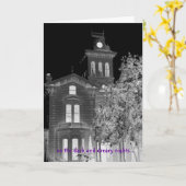 Grimm Gothic Halloween Greetings Karte (Gelbe Blume)