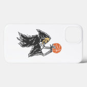 Grimm Sensenmann Basketball Case-Mate iPhone Hülle (Rückseite (Horizontal))