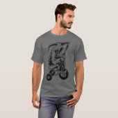 Grimm-Sensenmann-Biker T-Shirt (Vorne ganz)