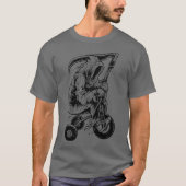 Grimm-Sensenmann-Biker T-Shirt (Vorderseite)