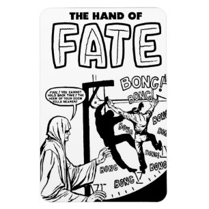 Grimm Sensenmann Man Holding Back Time Comic Art Magnet