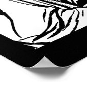 Grimm Sensenmann Man Holding Back Time Comic Art Poster (Ecke)