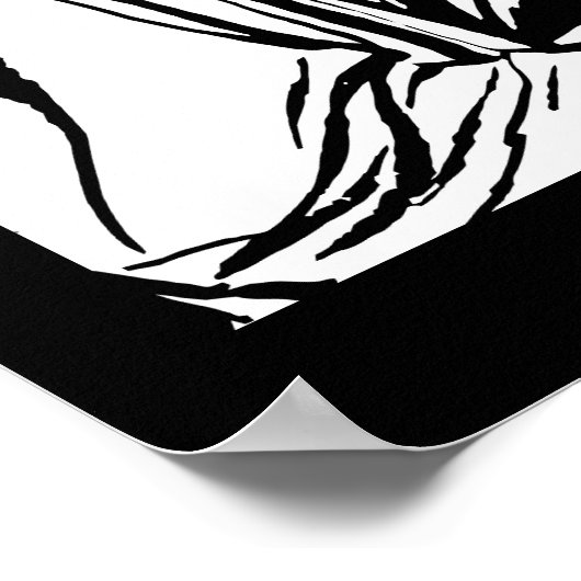 Grimm Sensenmann Man Holding Back Time Comic Art Poster (Ecke)