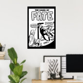 Grimm Sensenmann Man Holding Back Time Comic Art Poster (Heimbüro)