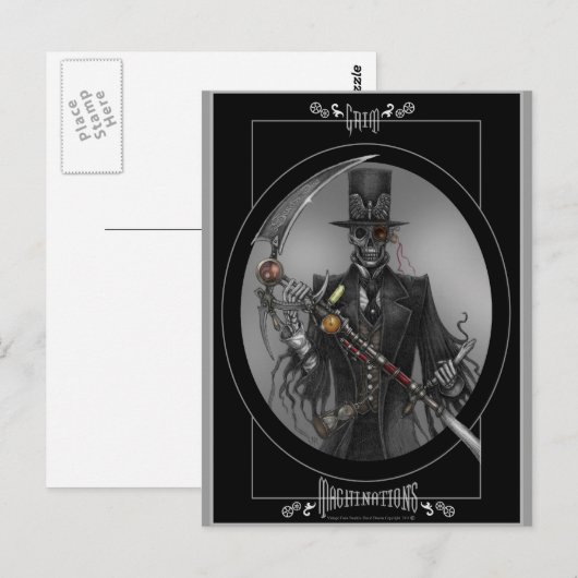 Grimmaschinen Postkarte (Vorne/Hinten)