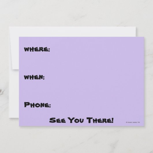 Grimmige Einladungen (Rückseite)