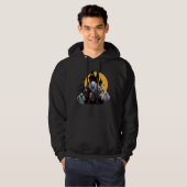Grimmige Grinning Ghosts Hoodie (Vorne ganz)
