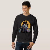 Grimmige Grinning Ghosts Sweatshirt (Vorne ganz)