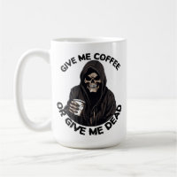 Grimmige Kaffee-Tasse Sensenmann, Horror Spooky-Ge