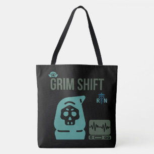 Grimmige Schicht Krankenschwester - Dunkler Humor Tasche