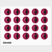 Grimmige Sensenmann Halloween Stickers (Blatt)
