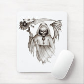 GRIMMIGE SENSENMANN-MAUSUNTERLAGE MOUSEPAD (Mit Mouse)