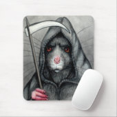 Grimmige Sensenmann-Ratte Mousepad (Mit Mouse)