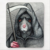 Grimmige Sensenmann-Ratte Mousepad (Vorne)